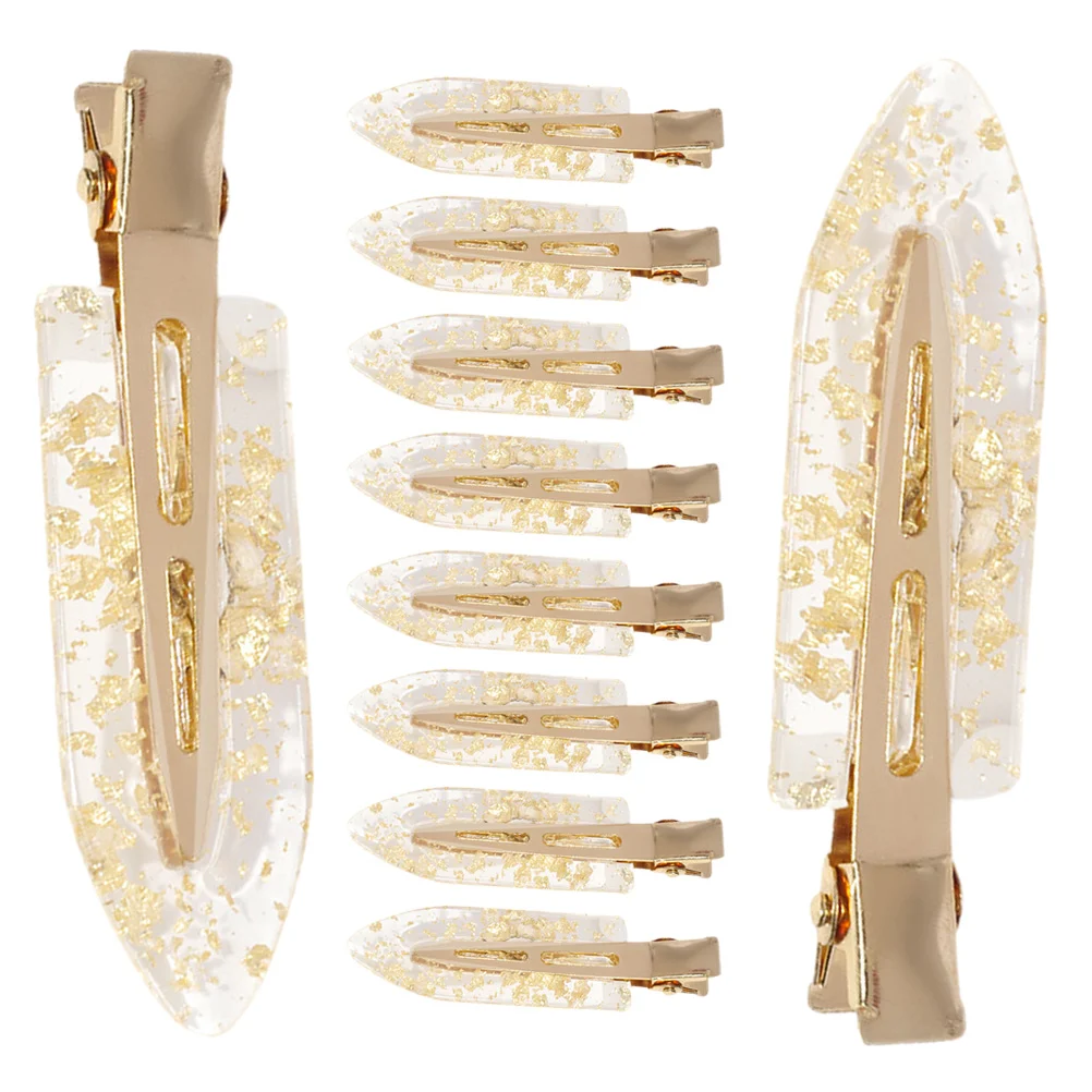 

10pcs No Crease Hair Clips Teen Bangs Barrettes Woman Teen Girl Makeup Hair Clips