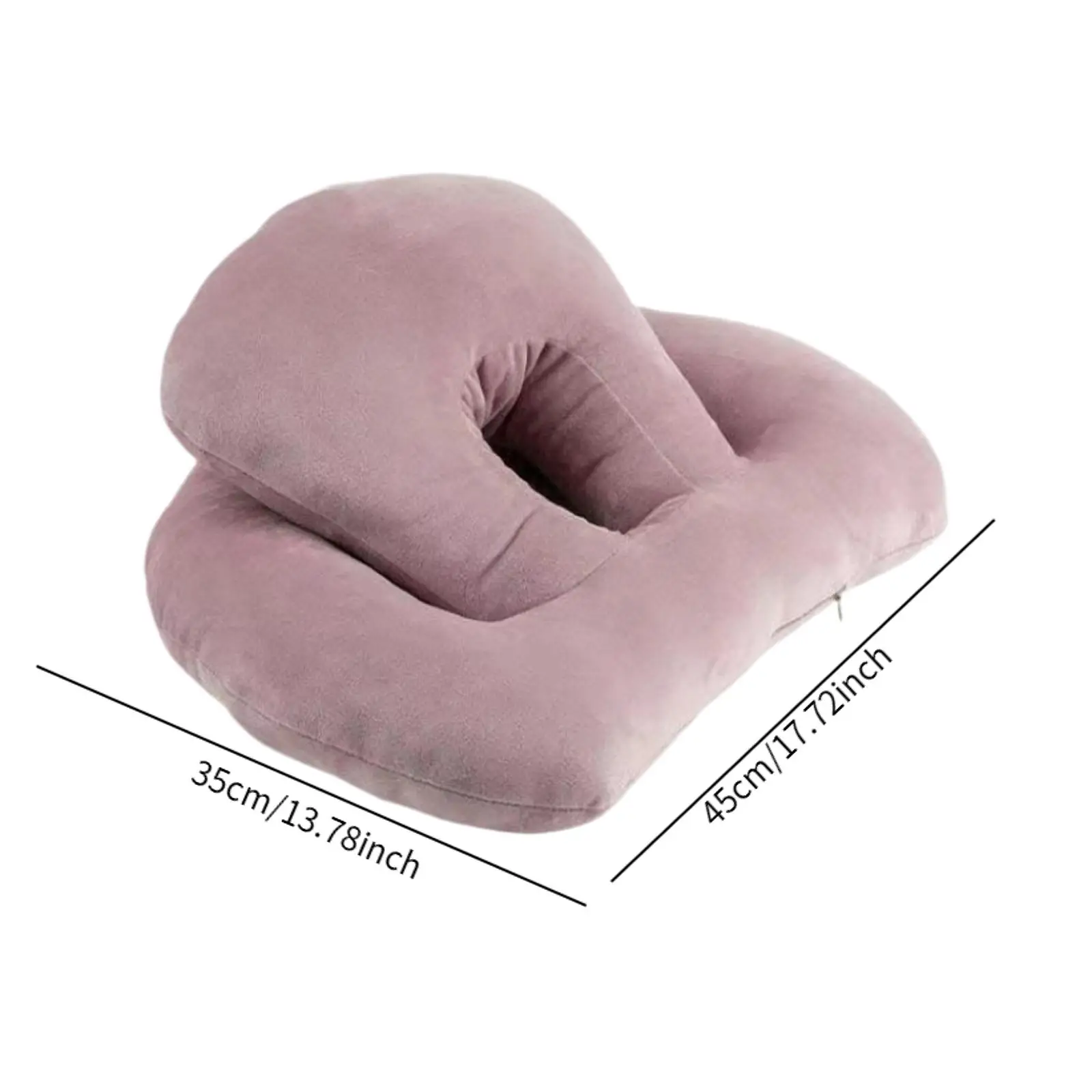 Nap Sleeping Pillow Breathable Ventilation Hole Soft Cushion Face Down Desk Pillow for Office Travel Recliners Library Sleeping 6