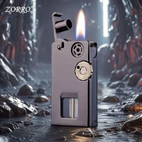 Zorro 785 Kerosene Lighter Transparent Warehouse Esprit Creative Windproof One Button Press Ignition Lighter Wholesale 1