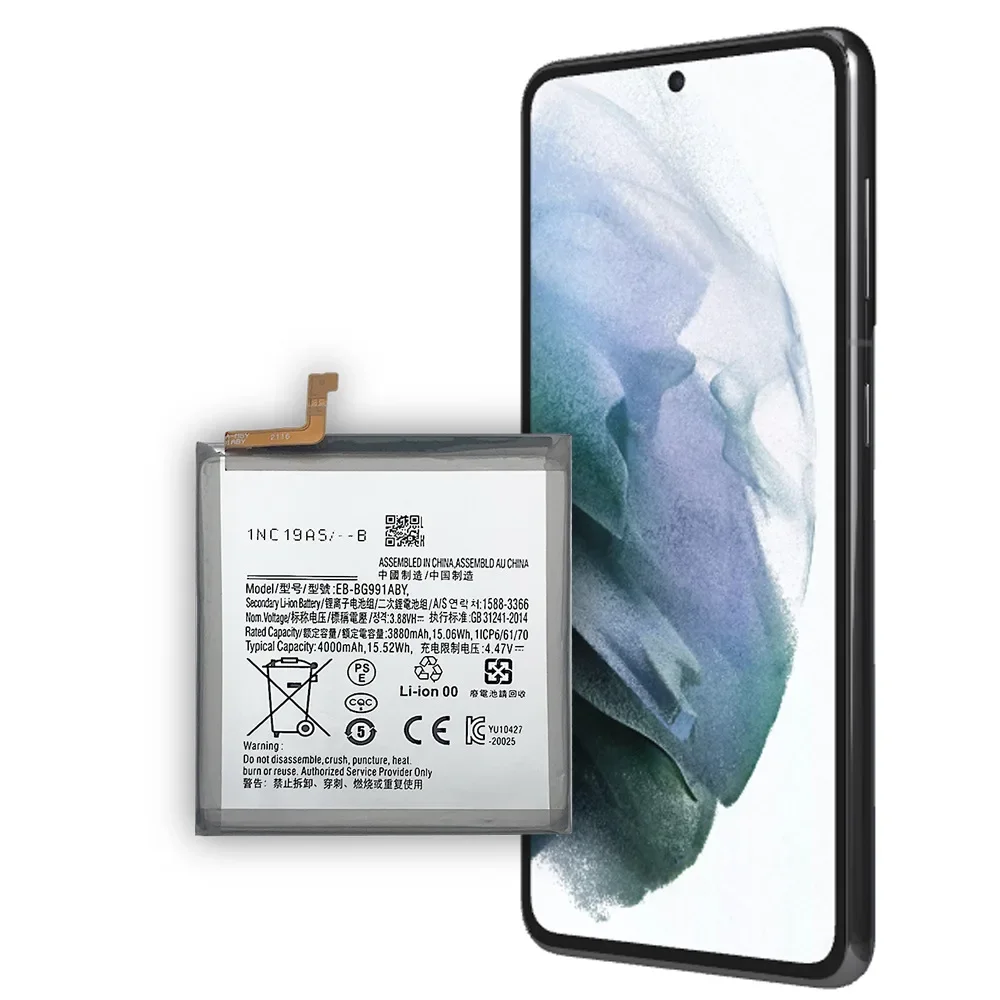 Galaxy S21 本体 4000mAh 4000mAh Battery EB-BG991ABY For Samsung Galaxy S21 5G SM