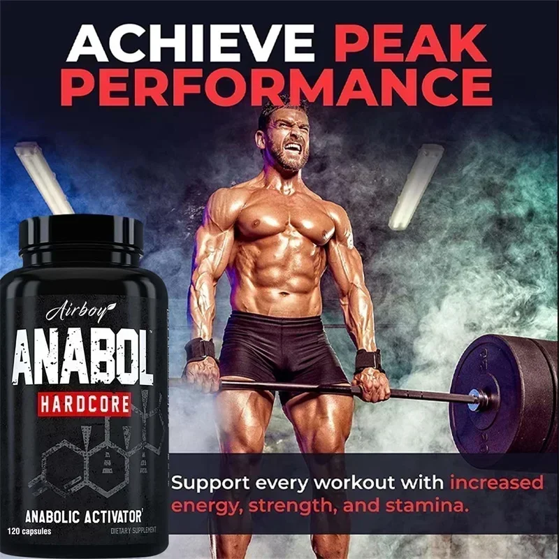 Anabol Hardcore Supplement - Repair Muscle, Muscle Growth, Energy Support, Metabolism, Improved Endurance, Improves Performance - Image 4