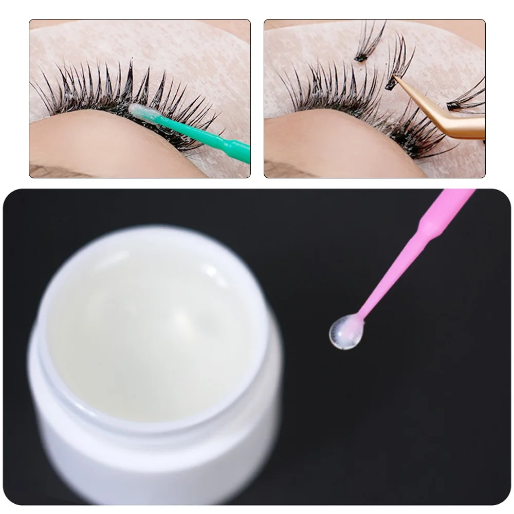 Grafting Eyelash Extension Makeup Remover Glue Non-irritating Plant Adhesive Gel Remover Eye Lashes Make Up Glue 10g eyelash glue eyelash glue remover eyelash glue remover cream eyelash glue balm