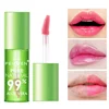 1PCS Moisturizing Natural Aloe Essence Lip Gloss Changable Color Portable Waterproof Long Lasting Nutritious Lips Care Lipstick 1