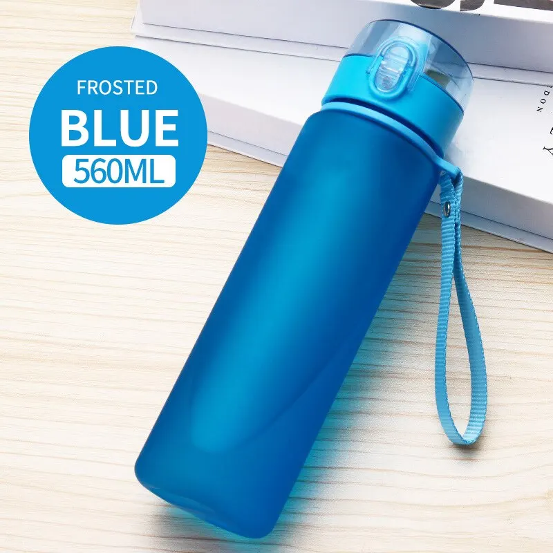560ml Outdoor Adult Sports Water Bottle Portable Plastic Bottle Student Teapot Kitchen Drinking Tools