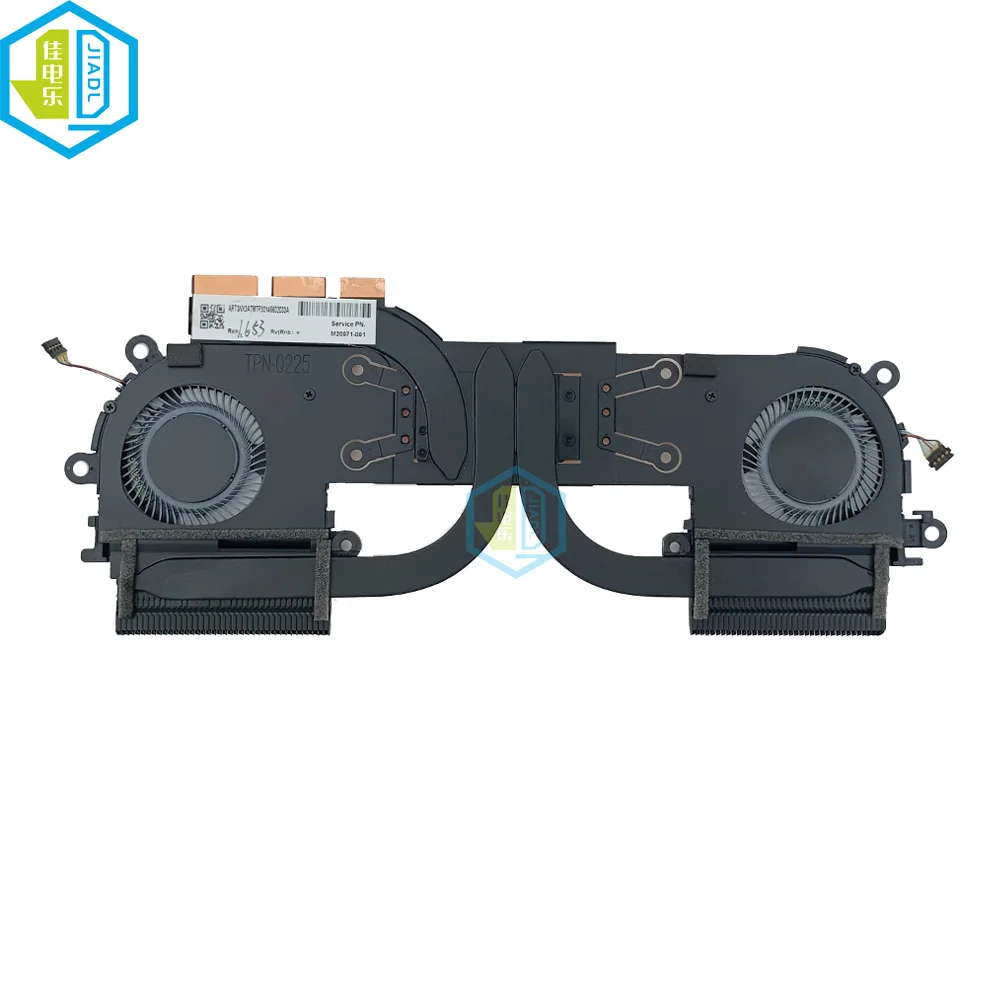 Dissipador Térmico Ventilador para hp Spectre 13-aw Tpn-q225 Cpu Gpu Cooling Ventiladores do Radiador M20071001 Nd55c0319c07 Nd55c03-19c06 - Imagem 3