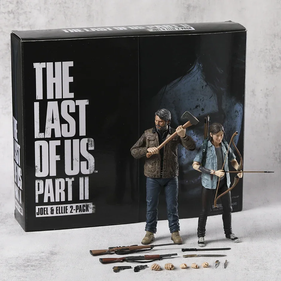 Neca the last of us 2アクションフィギュア、究極のジョエルとエリー