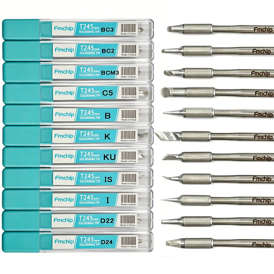 FMchip T245 Soldering Tip C245 Series for T80P T90B HS02A Soldering Iron Replace Tip C5/KU/K/BC2/BC3/BCM3/I/IS/D22/D24 Optional image 6