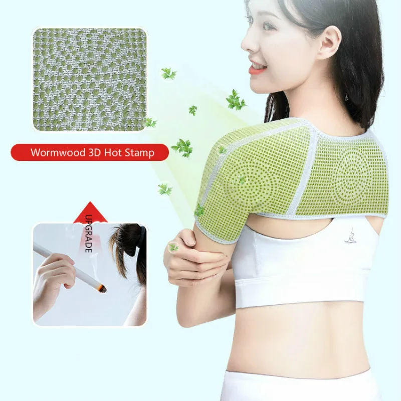 Doppio supporto per spalla Tutore Assenzio Compressione Cintura per spalla Tracolla Protezione scaldino per spalla per lussazione Dolore all'artrite - immagine 2