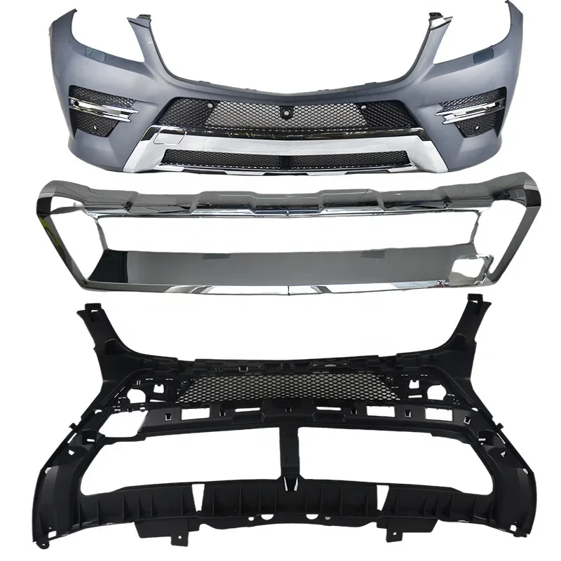 

Car Spare Parts Bumper Kits OEM NO. 1668854925 upgrade PP front bumper plates body kit for Mercedes Ben ML166 2012 2013 2014