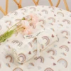 HappyFlute  Bamboo Cotton Baby Muslin Swaddle Baby Blanket Soft Baby Towel Wrap 6