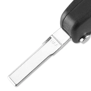 Chiave telecomando per Audi TT A4 A6 A8 Quattro con lama CR1620 5 Chiave telecomando per Audi TT A4 A6 A8 Quattro con lama CR1620 - KEYYOU sostituzione 3 pulsanti Flip Car Key Case Shell Fob per Audi TT A4 A6