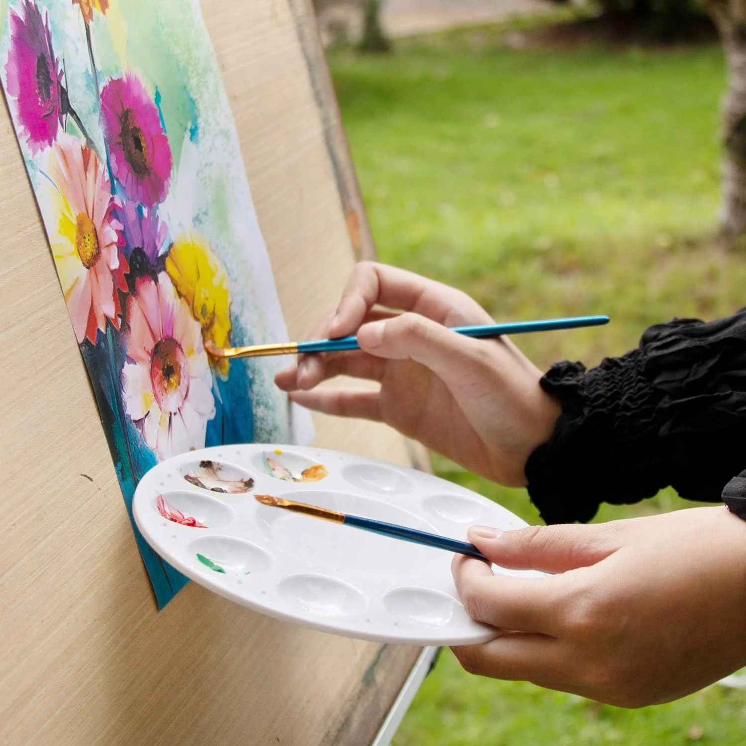 Paint Plastic Palletes 4