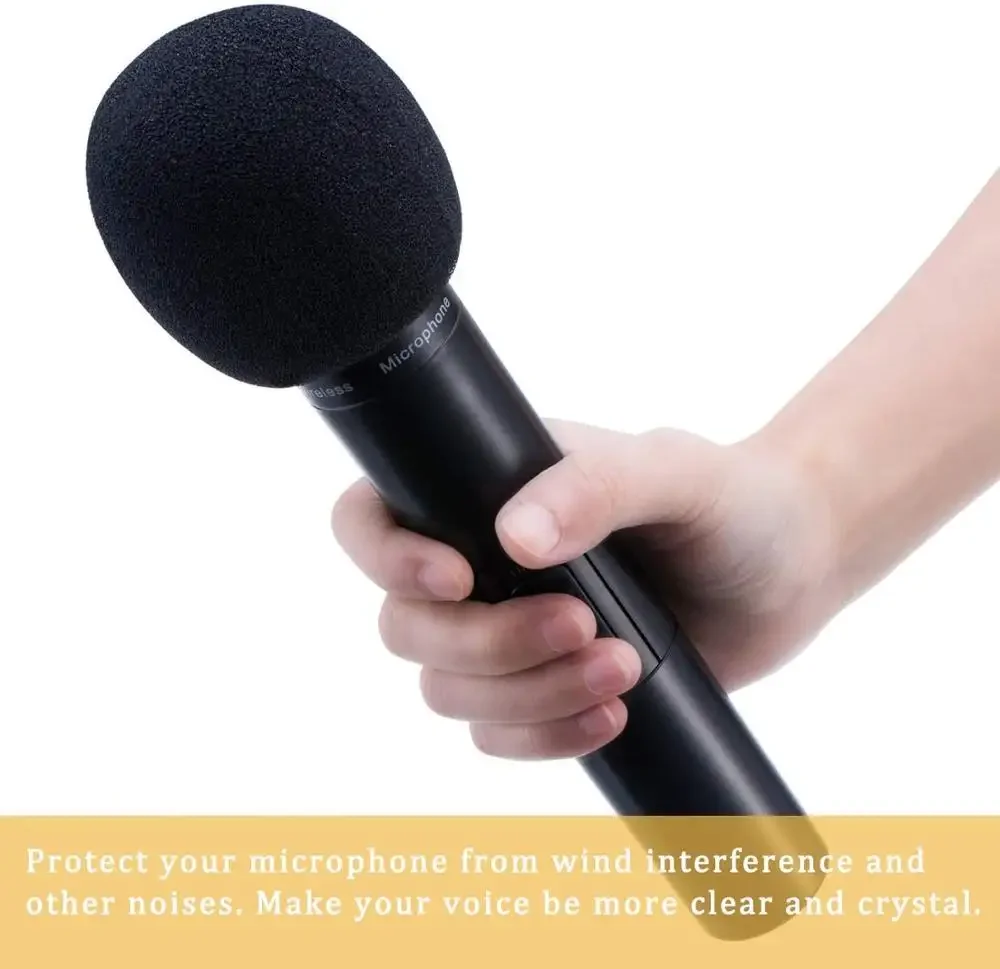 Microphone Cover 5 Pack Foam Mic Windscreen