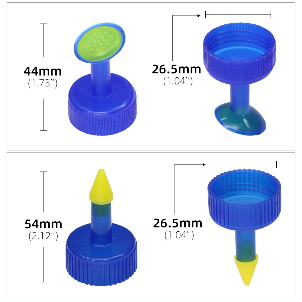 Garden Plant Watering Sprinkler Bottle Cap Nozzle DIY Mini Irrigation Spray Head for Indoor Outdoor Flower Nursery Potted 1/3PCS