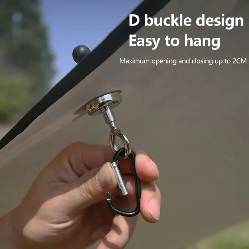 Magnetic Hooks Fishing Hanging Buckle Magnetic Buckle Fast Hanging Wireless Lost Rope Tent Canopy Mountaineering Magnetic Hook