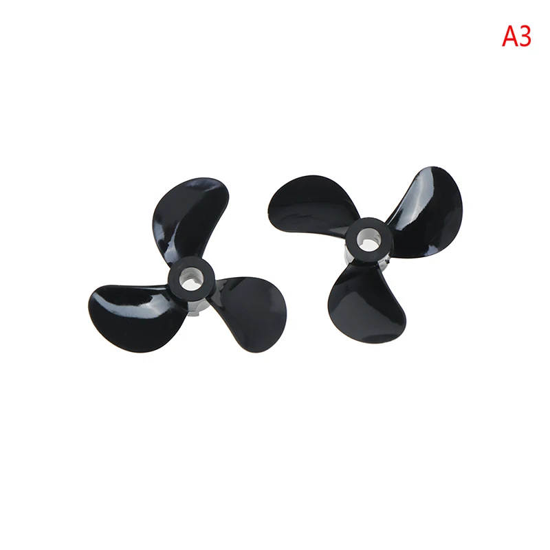 1 Paar 3 Klingen 4mm RC Boot drei Klingen Paddel Nylon Boot Propeller positive & Rückwärts schraube d28/32/36/40/44/48mm – Detail 15