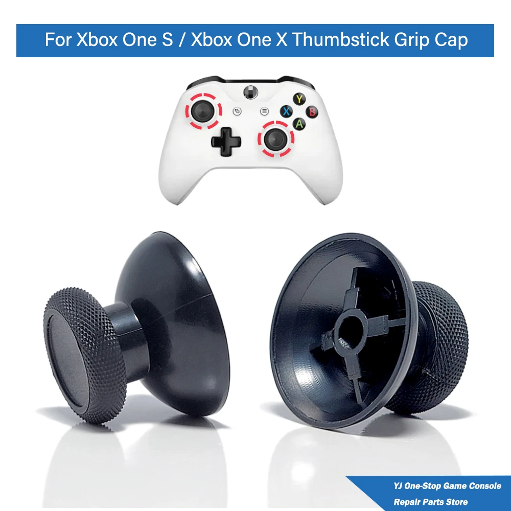 2/10개 K-실버 TMR 조이스틱 JS13 Pro+ Xbox One S Xbox One X 교체용 3D 아날로그 스틱 (썸스틱 그립 캡 포함) 안티드리프트 기능