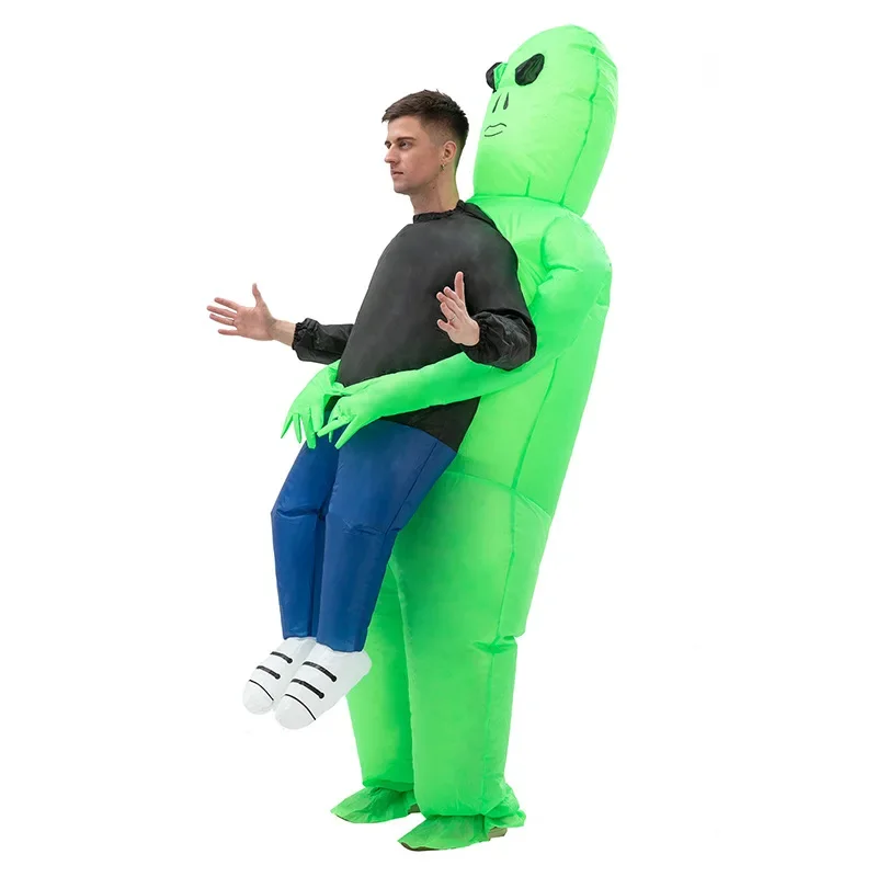 

Cosplay Inflatable Alien ET Mascot Costume Halloween Advertising Ceremony Fancy Dress Party Anime stage perform show props gift
