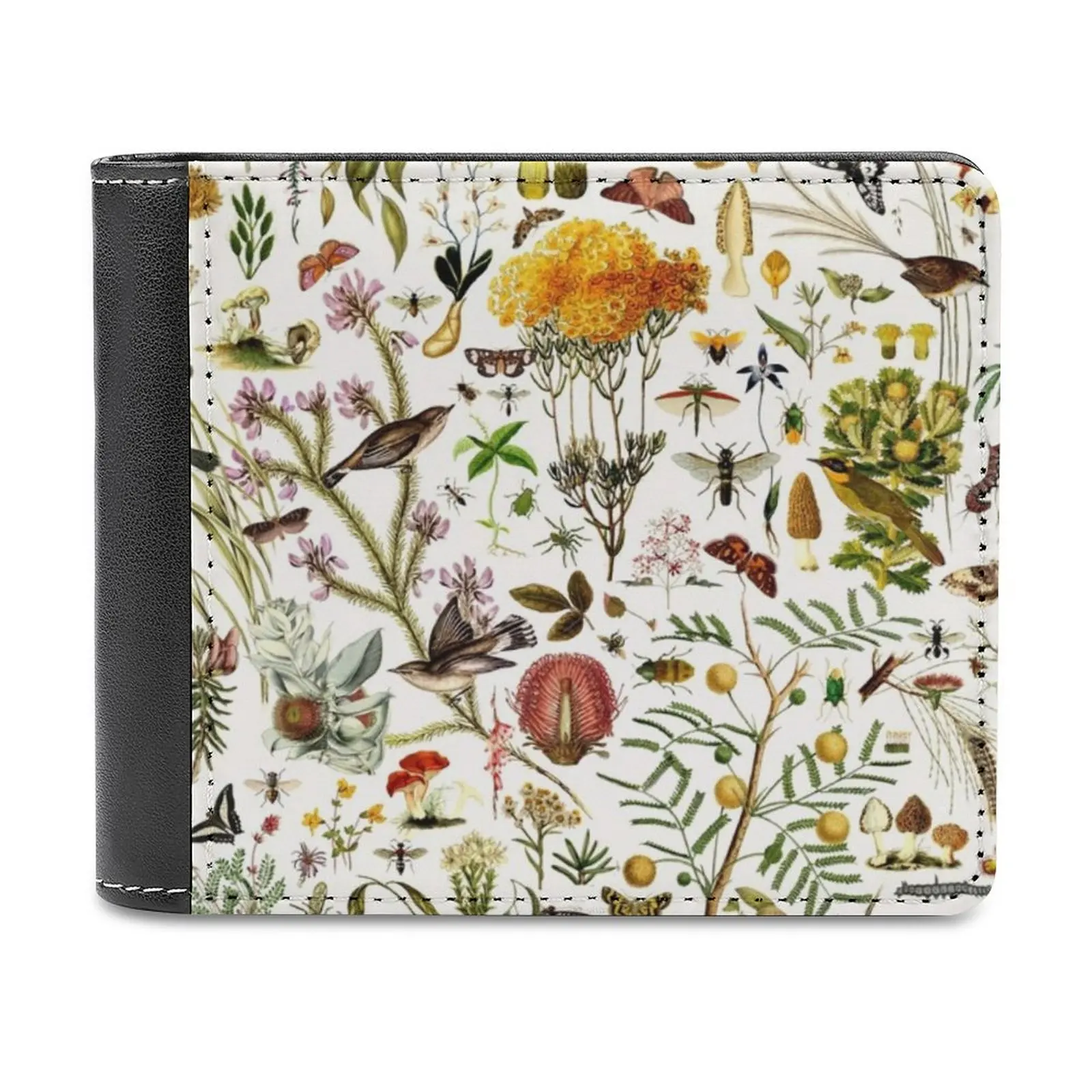 

Biology Australia. New Men Wallets Pu Leather Men Purse High Quality Male Wallet Nature Butterflies Biology Seamless Detailed