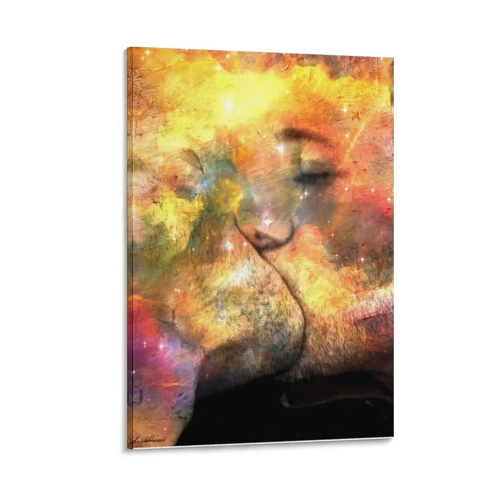

the kiss Canvas Painting canvas wall art wallpapers home decor