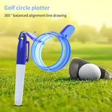 

Training Aids Practical Good Toughness Golf Liner ABS Golf Ball Line Marker Compact for Outdoor