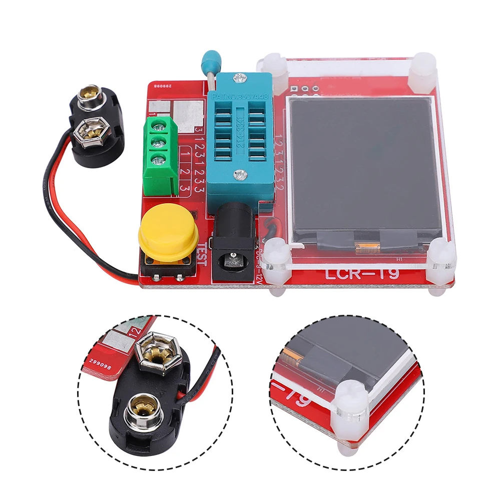 전자 부품 ESR 커패시턴스 테스터, 이중 다이오드, 이중 전원 공급 모드, 리튬 배터리
