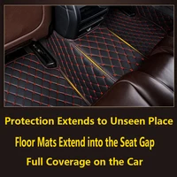 Custom Personalized Floor Mats For Renault Captur Auto Full Coverage All Weather Anti Slip Leather Mats Accessorie 2