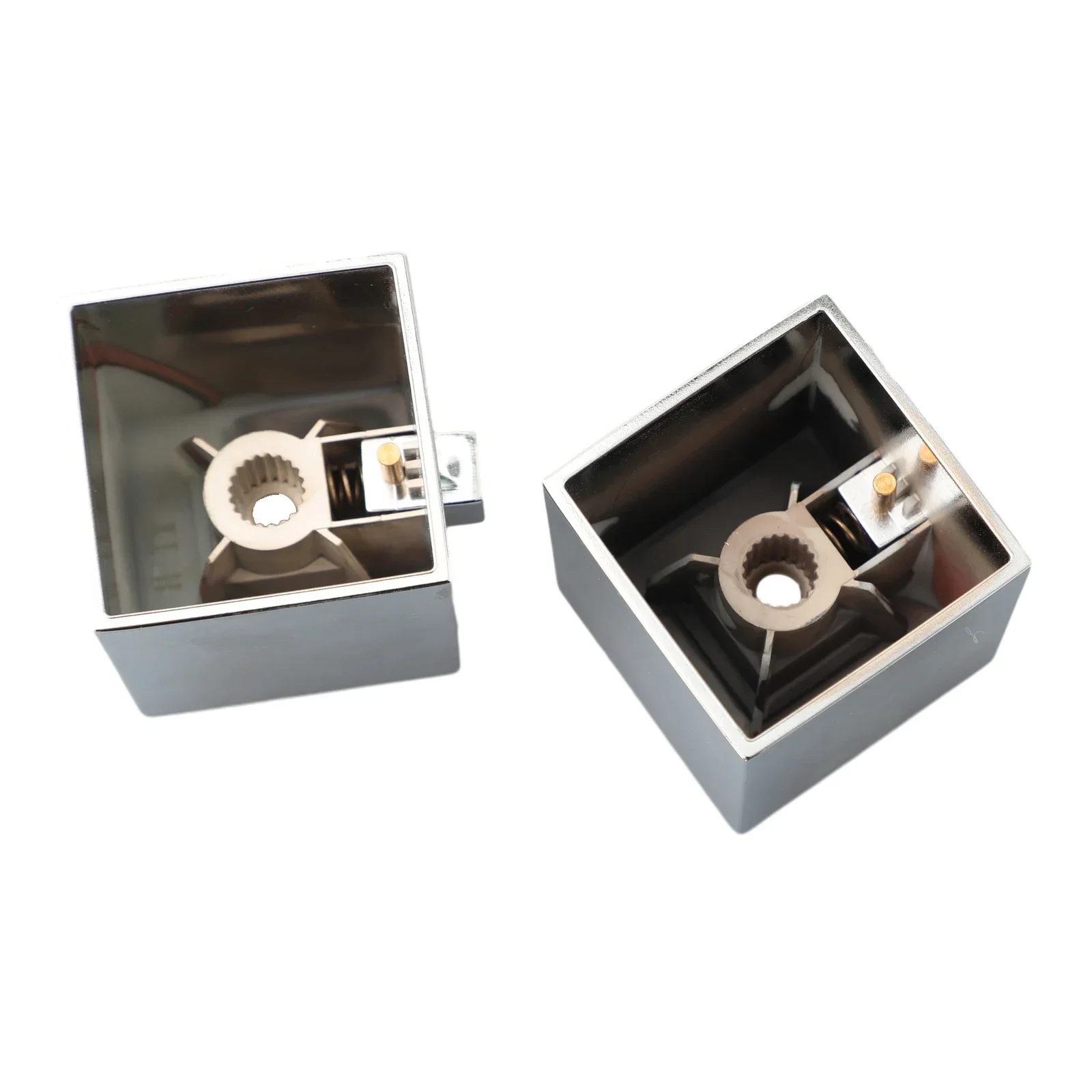 1 Pair Square Shower Temperature Control Handle Knob Chrome-Thermostatic Handle Home Bathroom Tools Accessories