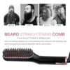 Hot Comb Straightener Heating Comb For Men Beard Electric Negative Ion Hair Straightening Brush Wet Dry Use Quick Hair Styler 4