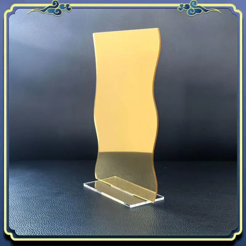 Latest 10PCS Gold Table Numbers With Stands Holders Wave Elegant Wedding Acrylic Table Numbers Large Modern Number Signs