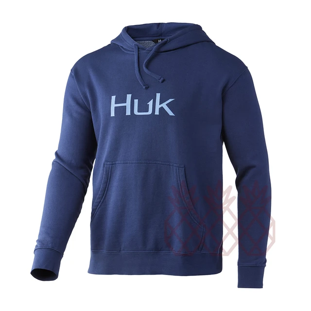 HUK Fishing Hoodie Mens Performance Fleece Winter Keep Warm