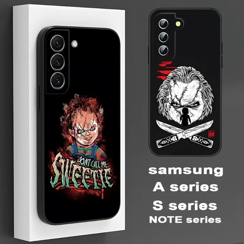 Horro Movie Chucky Phone Case 2023 Nuovo Per Samsung S23 Ultra S9 Plus S10 S20 S21 Fe S30 S22 Pro S30 Note10 Note20 Shell Cover