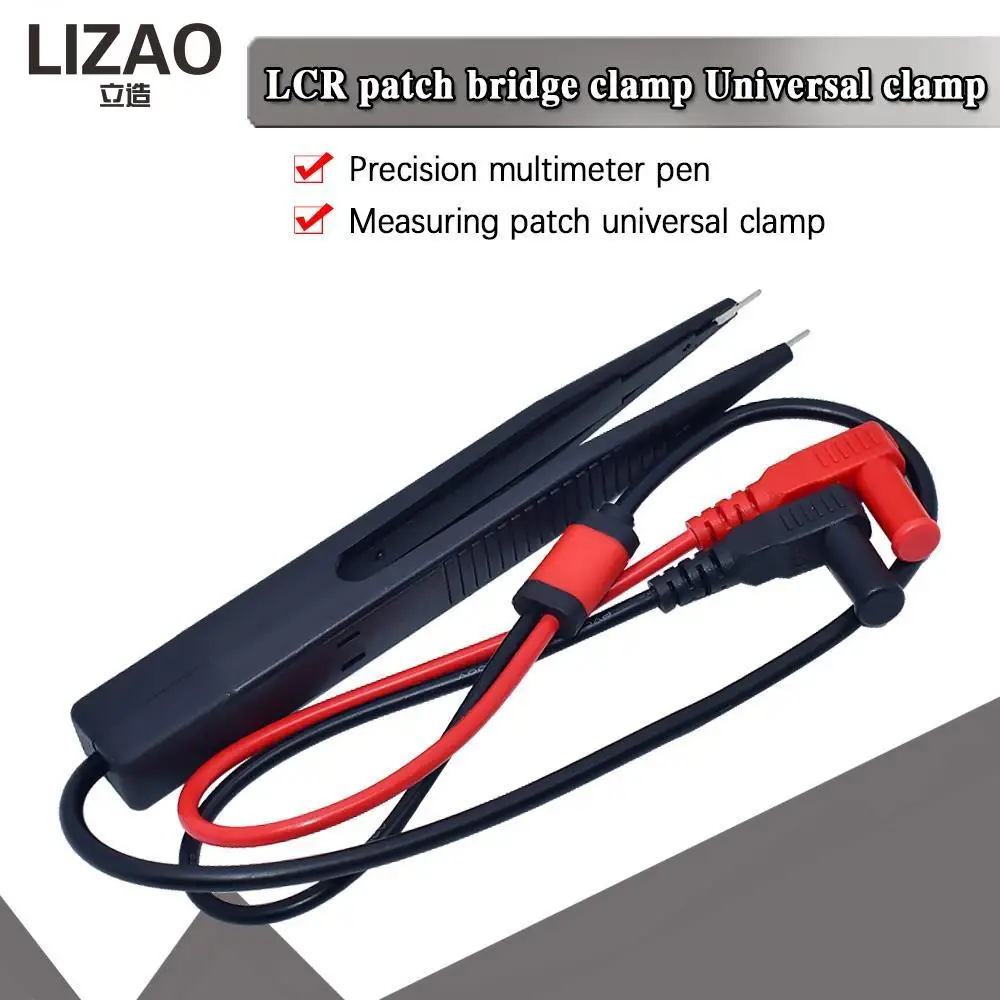 LIZAO-Pince de test de puce SMD SMT, sonde de plomb, multimètre numérique, compteur, pince à épiler, puzzles, tor, pince à épiler