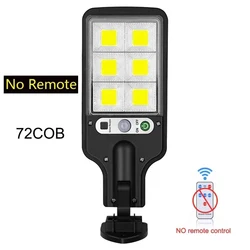 Outdoor Solar Street Lamp with Motion Sensor and Waterproof Design for Garden and Patio Lighting (No remote control)