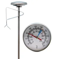 Milk Frothing Thermometer Stainless Steel Temperature Monitor 0℃~100℃/40℉~220℉ for Coffee Milk Froth Chocolate Cappuccino Food 1