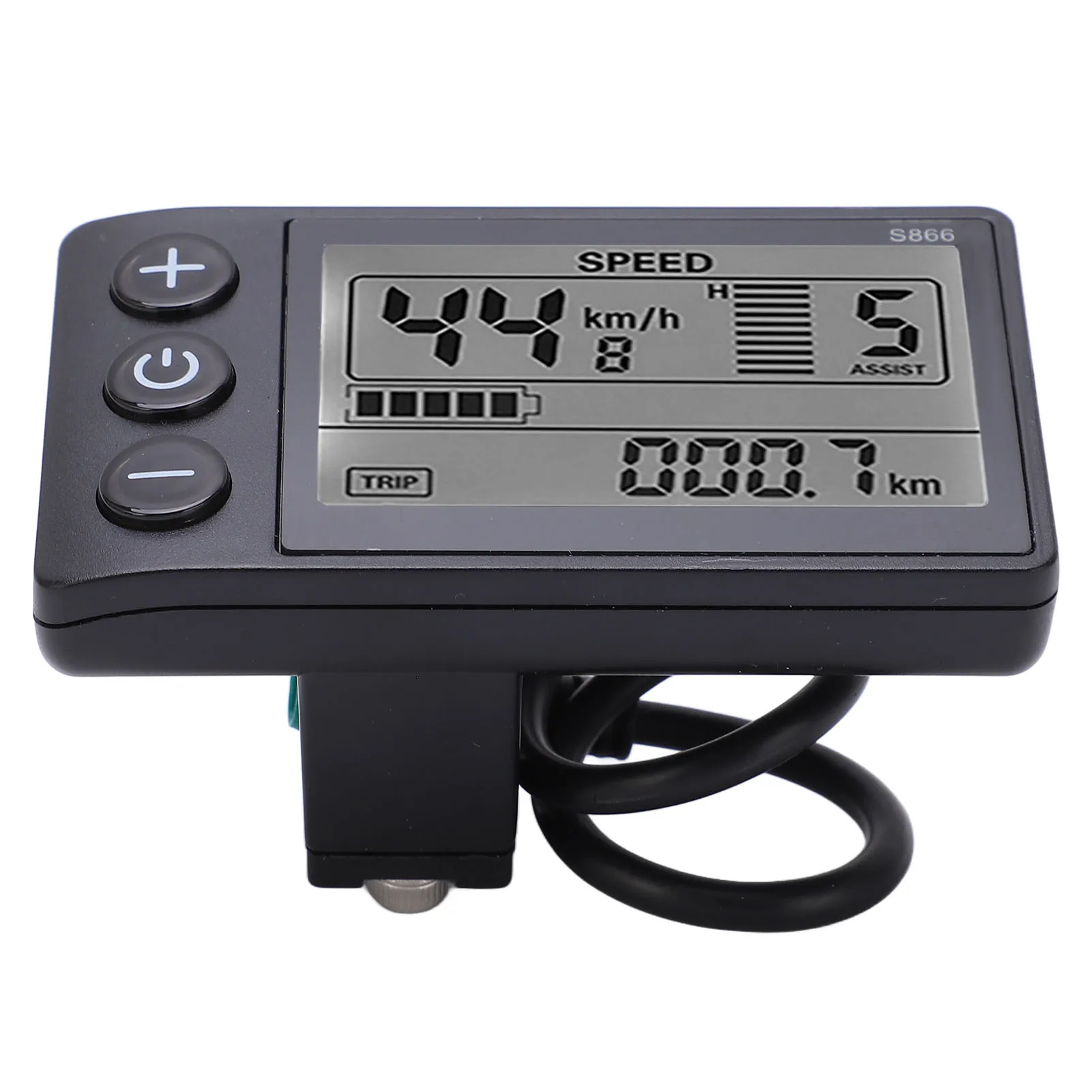 Description Picture 2 of item24V/36V Display Meter, S866 LCD Display for Electric Bicycles: Waterproof Control Panel with Intuitive Large Screen