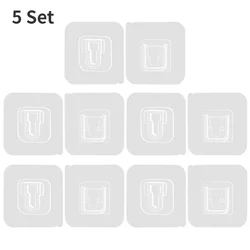 10-Piece Punch-Free Multi-Functional Wall Mounted Holder Set (5 Set)