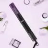 KIPOZI V7 Pro Hair Straightener Curler 2 in 1 Dual Voltage Titanium Straighteners For Salon Auto Shut Off Flat Iron  Purple 6