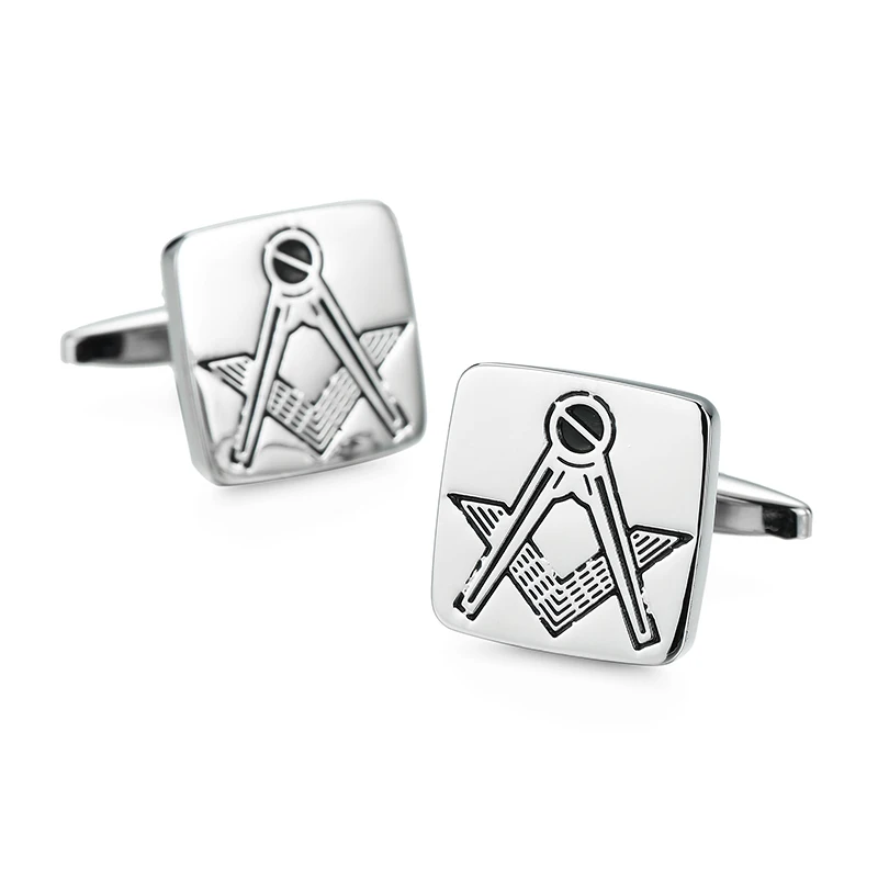 Elegant Copper Men's Cufflinks with Cross Leather Rope Design