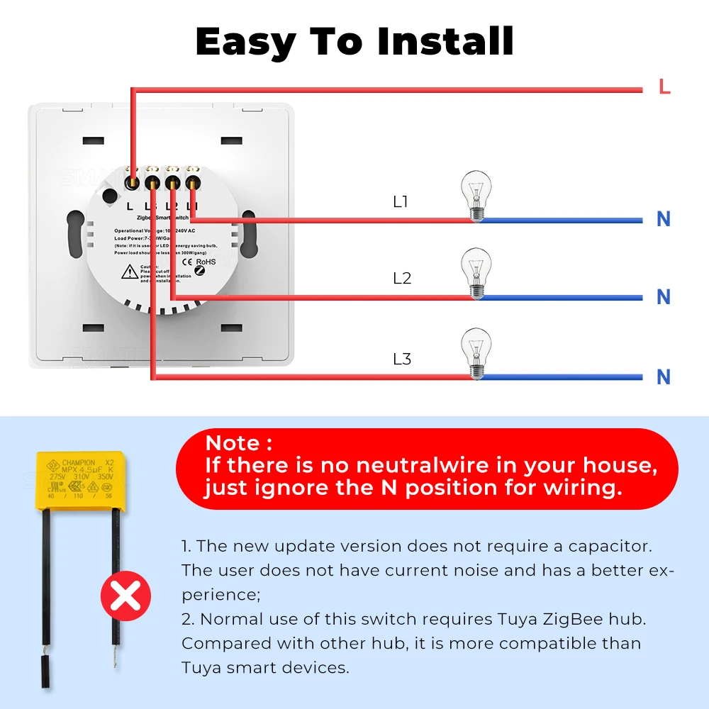 tuya zigbee botao interruptor de luz inteligente 05