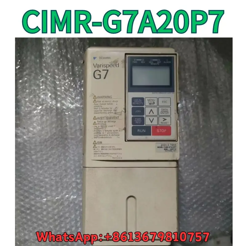 

second-hand Frequency converter CIMR-G7A20P7 test OK Fast Shipping