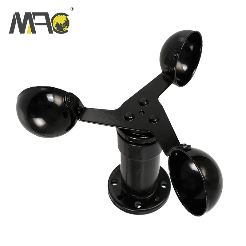 

Macsensor W70S Rs485 Pulse Output 4-20ma Safty Monitoring Wireless Anemometer Triple Cup Wind Speed Sensor for Crawler Crane