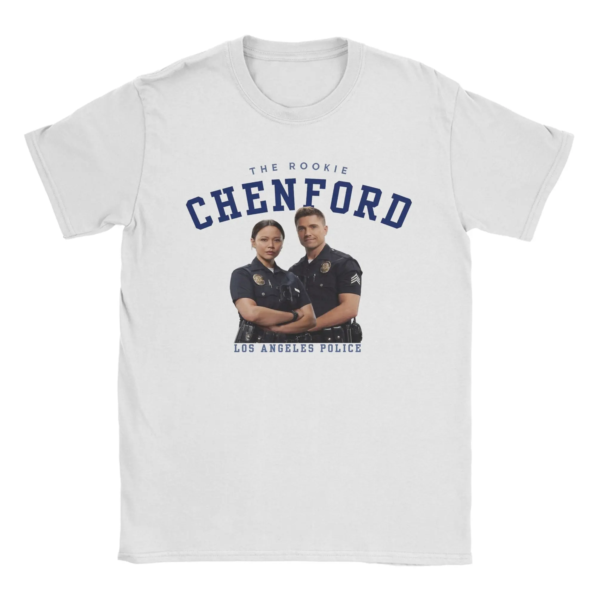 Chenford The Rookie T-Shirt für Herren, reine Baumwolle, Vintage-T-Shirt, Rundhals-T-Shirt, kurzärmelige Kleidung, Neuankömmling