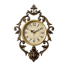 Atmosferyczny zegarek kieszonkowy zegar dekoracyjny amerykański twórczy zegar ścienny salon zegar domowy sypialnia tanie ekskluzywny zegarek