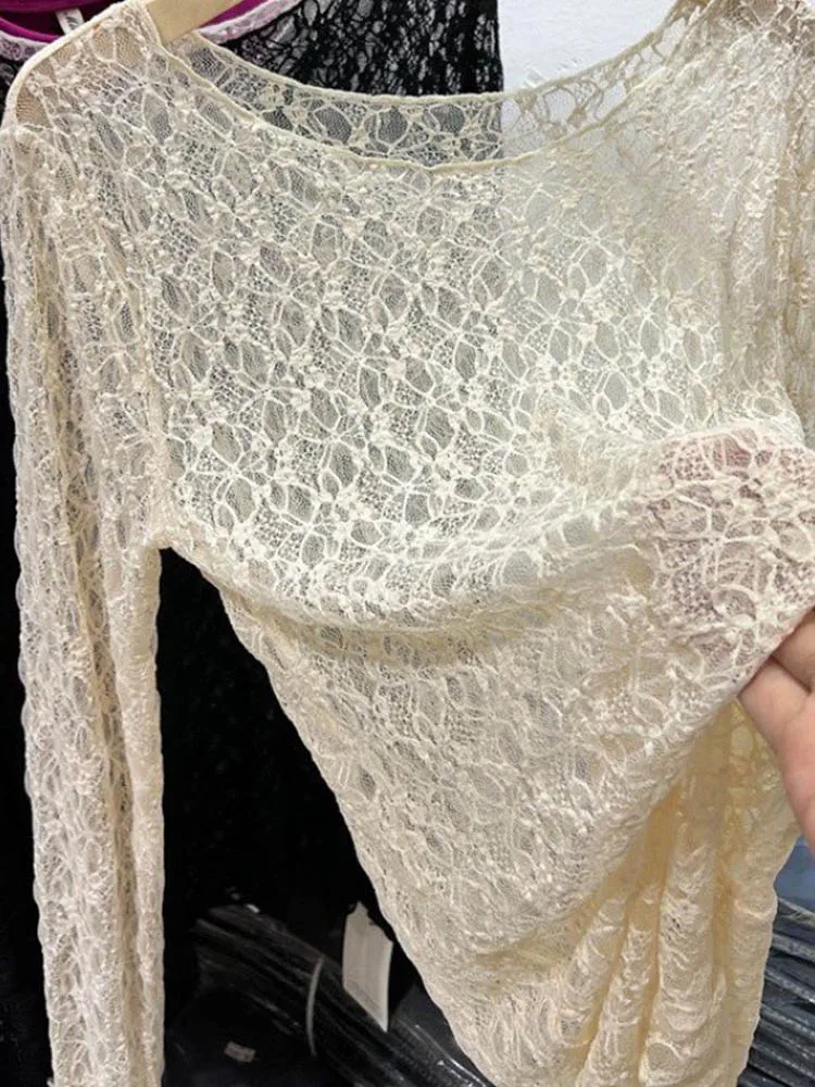 Tendenza Della Biancheria Intima Sexy A Maniche Lunghe Da Donna Nella Primavera Autunno 2023