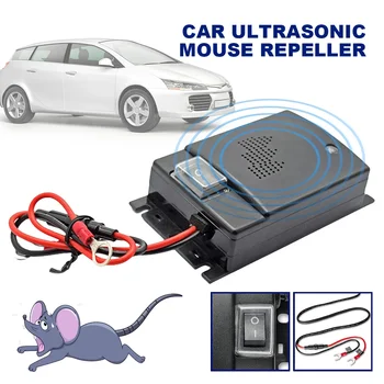 Car Ultrasound Mouse Repeller Intelligent Sensor Repeller Equipment Accessories Circuit Protection Non-Toxic Low Power 1