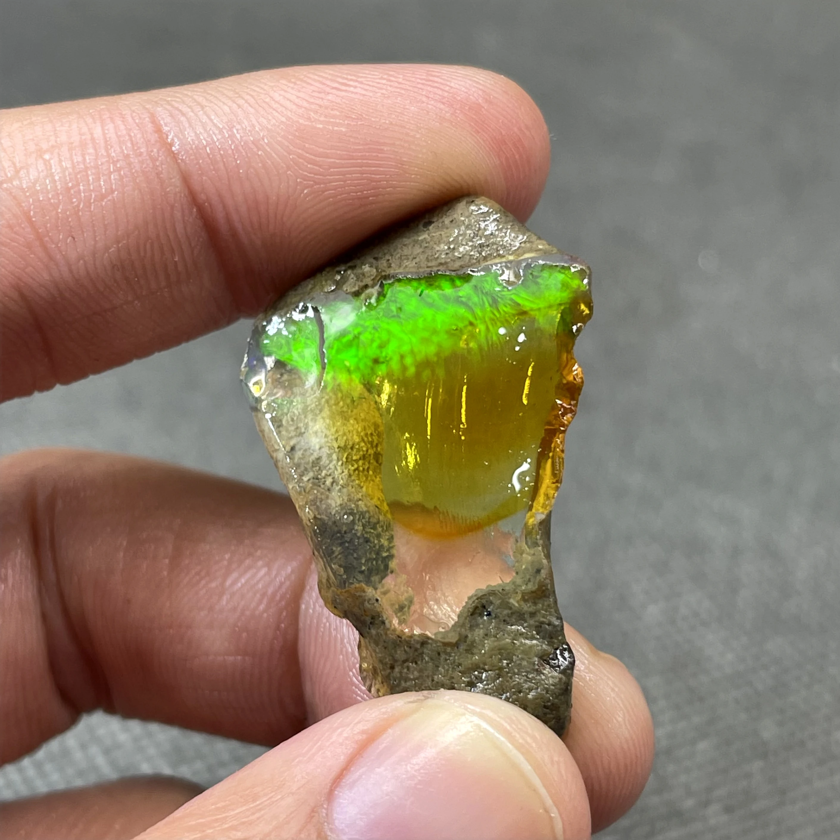 

BEST COLOR! 5.8g natural rare color Ethiopia water Opal gem mineral specimen stones and crystals healing crystals quartz