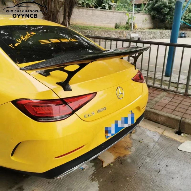 

For Mercedes-Benz CLS W257 Imp- Style Carbon Fiber Rear Spoiler Trunk Wing 2018-2023