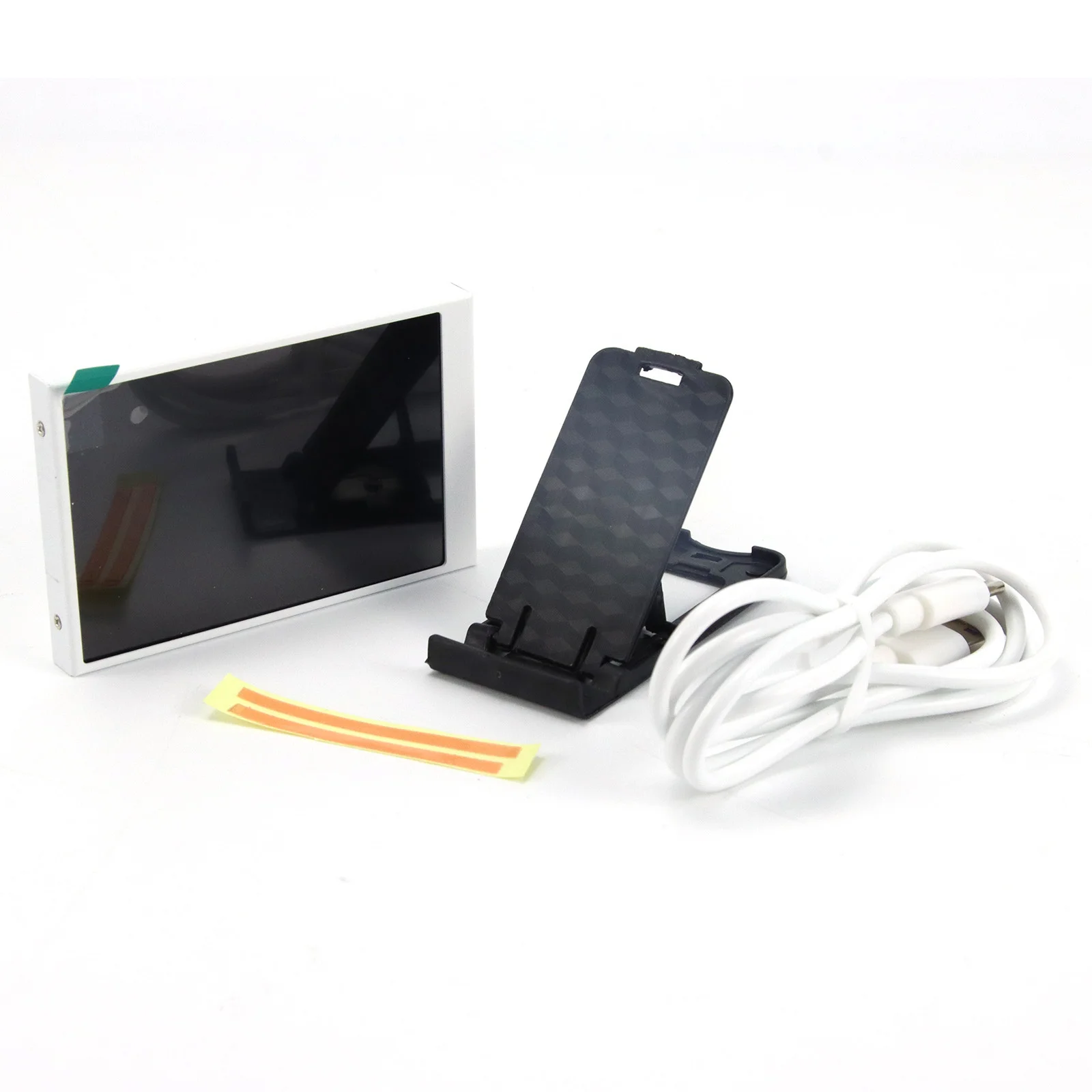 New 3.5 Inch IPS Computer Monitor For Mini ITX Case TYPE-C Secondary Screen CPU GPU RAM HDD USB Display Freely AIDA64 white