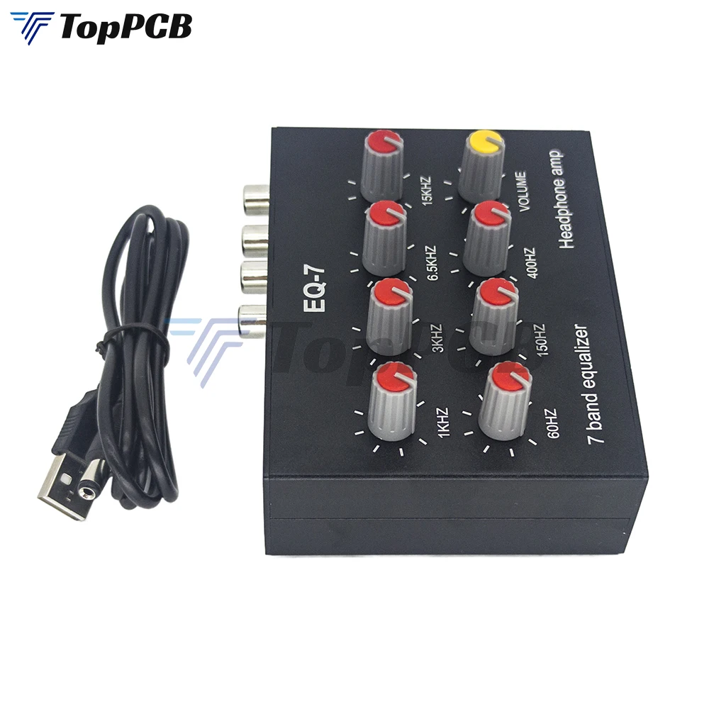 Przedwzmacniacz sygnału Audio EQ-7 7-pasmowy korektor regulacji